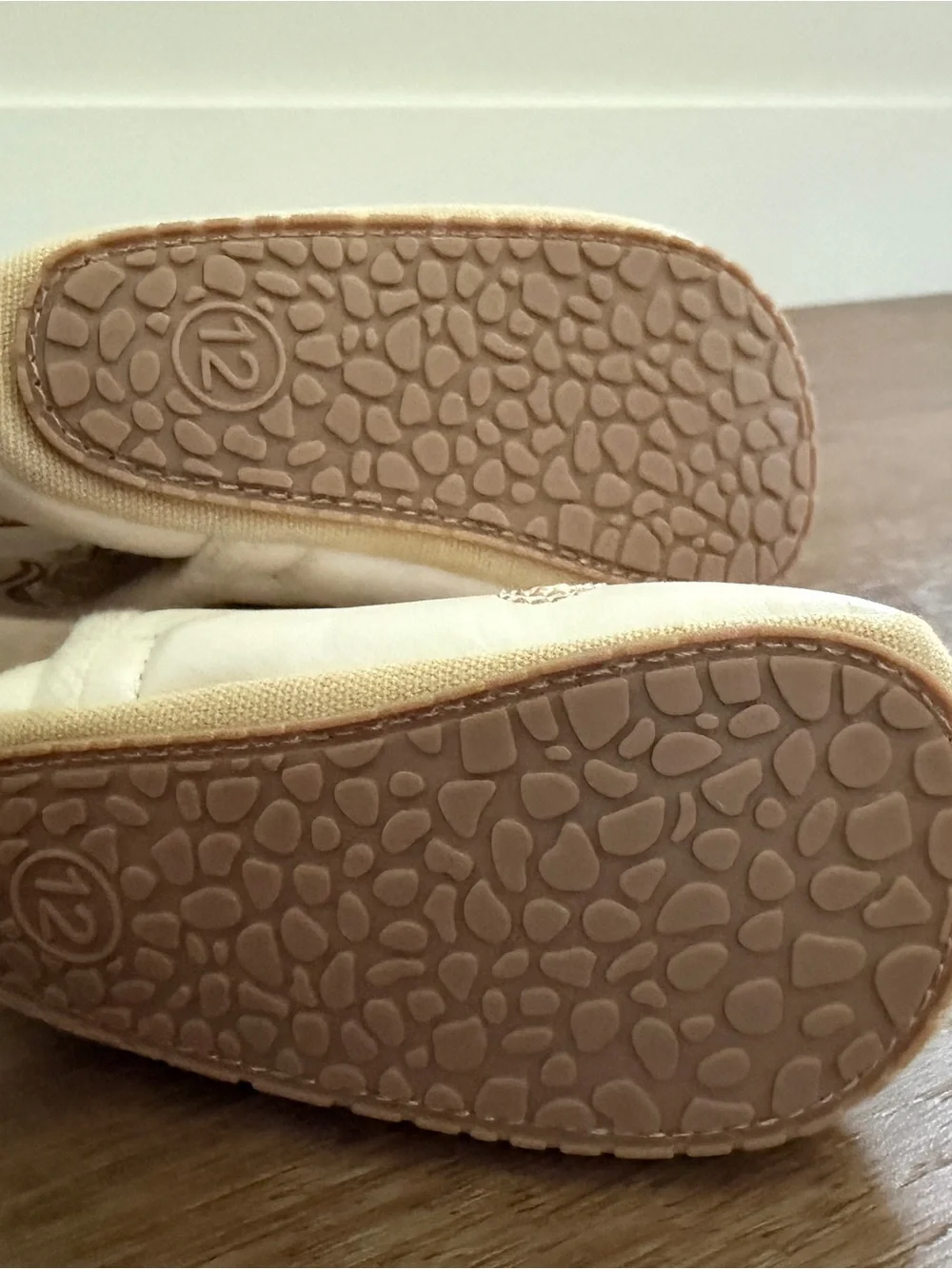 Cream Embroidered Baby Western Booties 6-12months